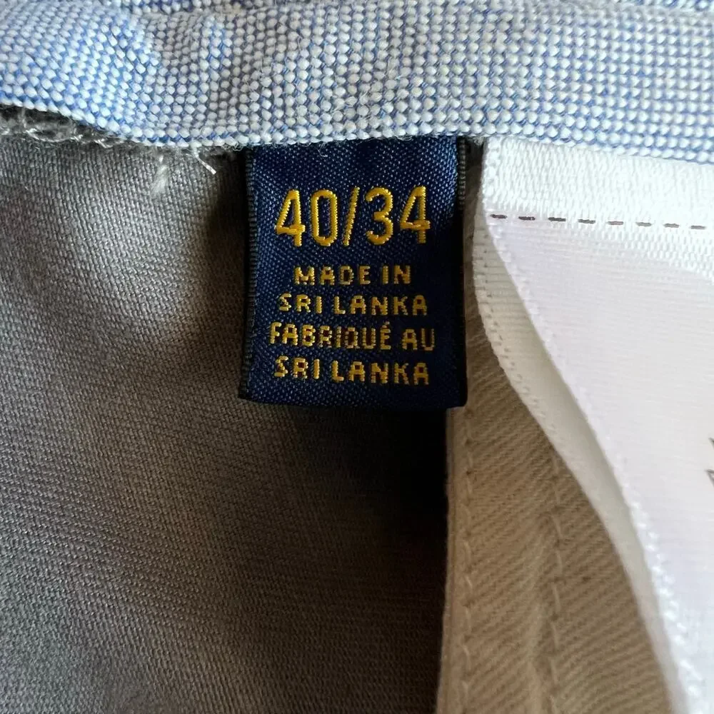 POLO Ralph Lauren Chinos Stretch Classic Fit in Gray Men's 40W 34L